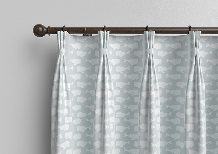 Whaling Around, Mist - Made to Measure Curtains - Image 11